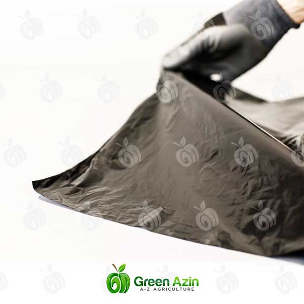 مالچ پلاستیکی تک رنگ یووی عرض 90 سانت